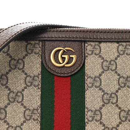Gucci GG Supreme Monogram Web Small Ophidia Messenger Bag Beige Ebony New Acero 8 of 10