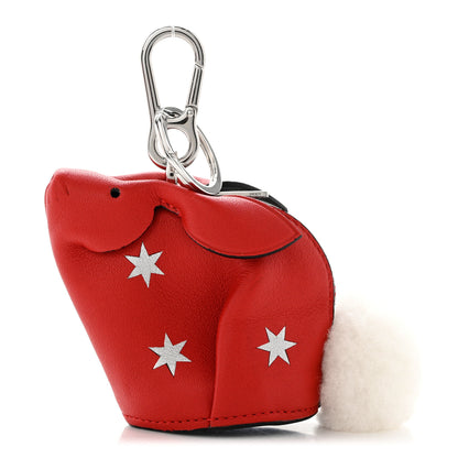Loewe Calfskin Mini Star Bunny Charm Red 1 of 5