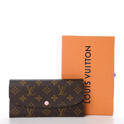 Louis Vuitton Monogram Emilie Wallet Rose Ballerine 8 of 8