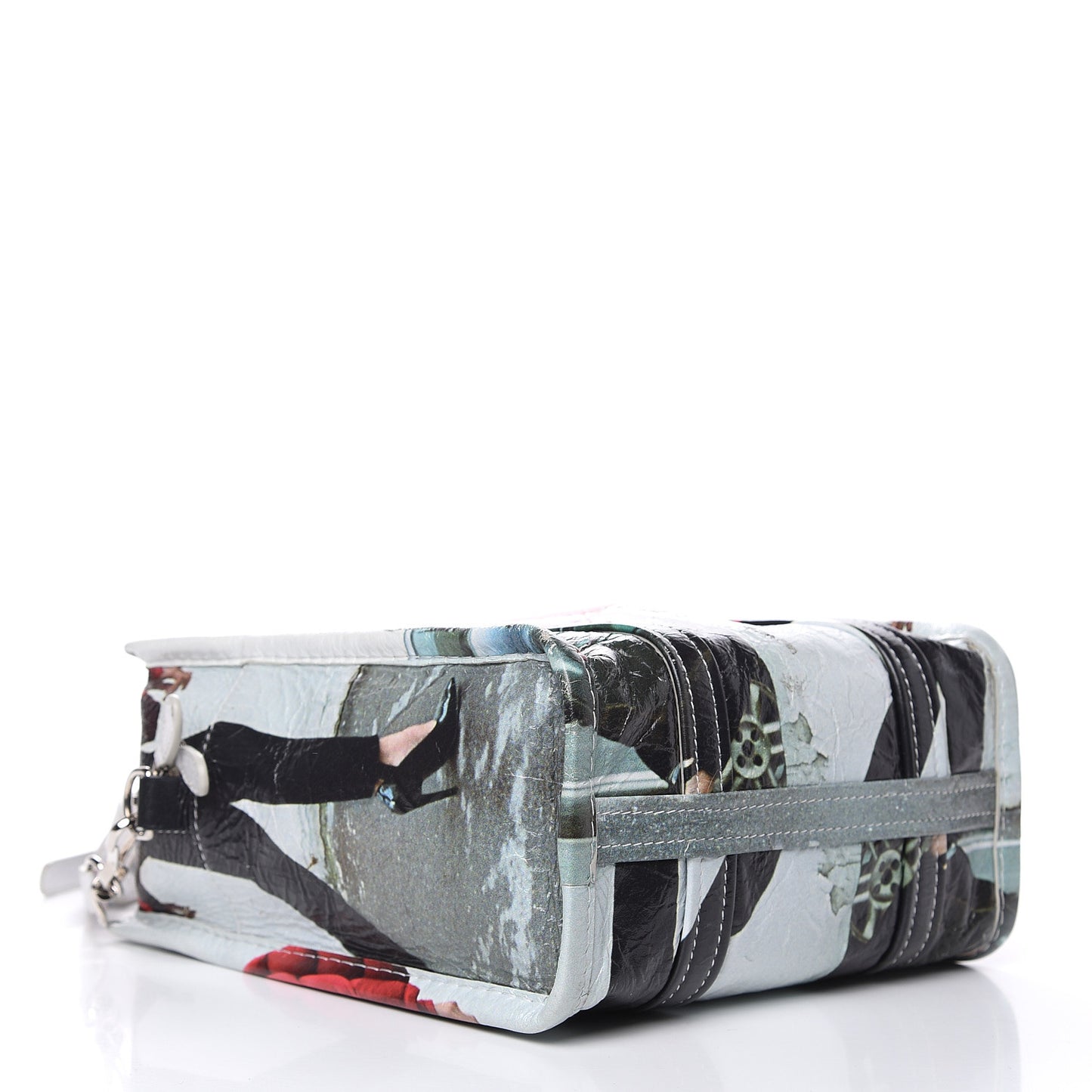 Agneau Arena Bazar Campaign Shopper Tote XS White Red Green