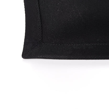 Saint Laurent Linen Calfskin Rive Gauche Tote Black 11 of 11