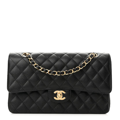 Chanel Caviar Quilted Medium Double Flap Black 1 of 11