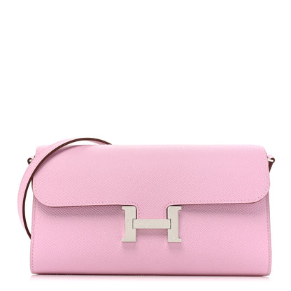 Hermes Epsom Constance Wallet To Go Mauve Sylvestre 1 of 14