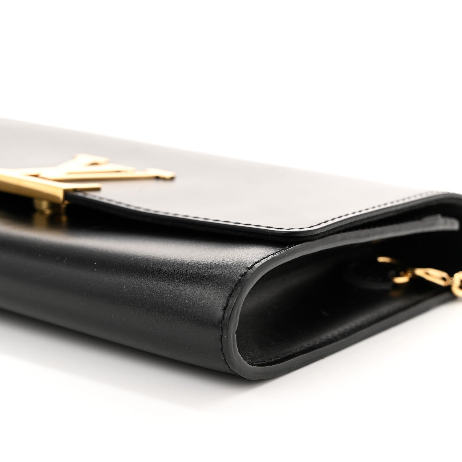 Louis Vuitton Calfskin Chain Louise GM NM Black 9 of 11