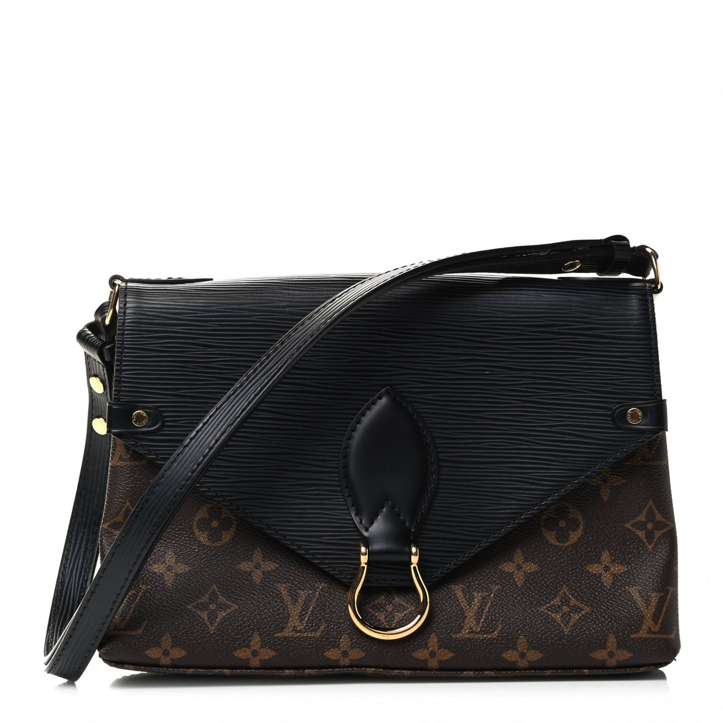 Epi Monogram Saint Michel Black