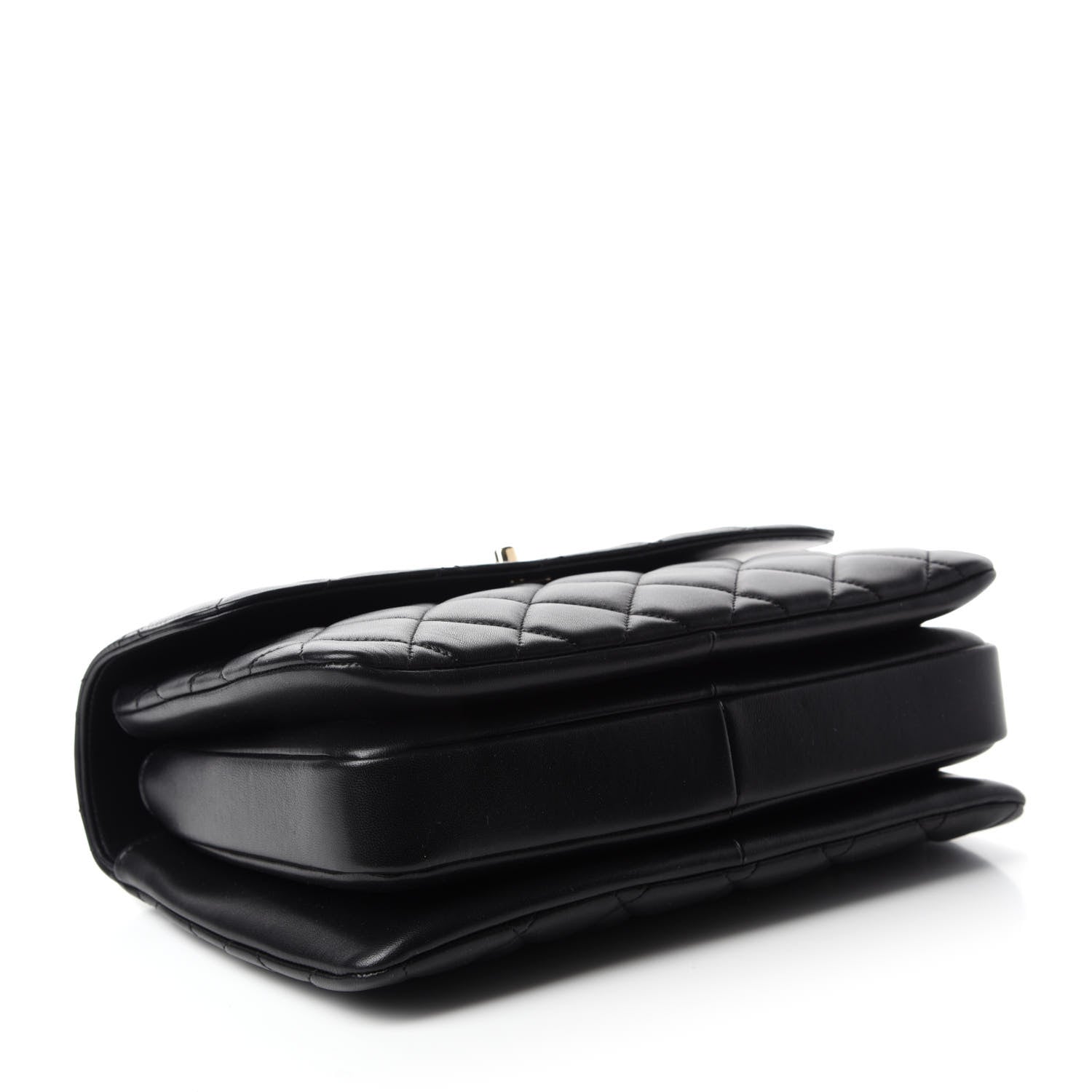 Chanel Lambskin Quilted Medium Trendy CC Flap Dual Handle Bag Black 4 of 11