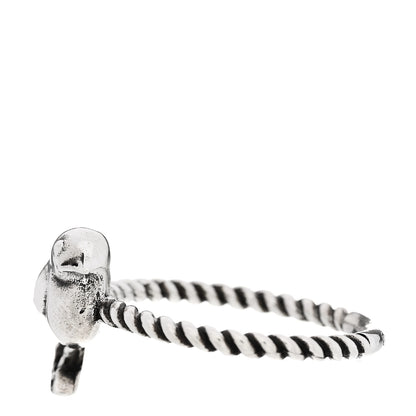 Gucci Sterling Silver Chick Ring 53 6.25 3 of 6