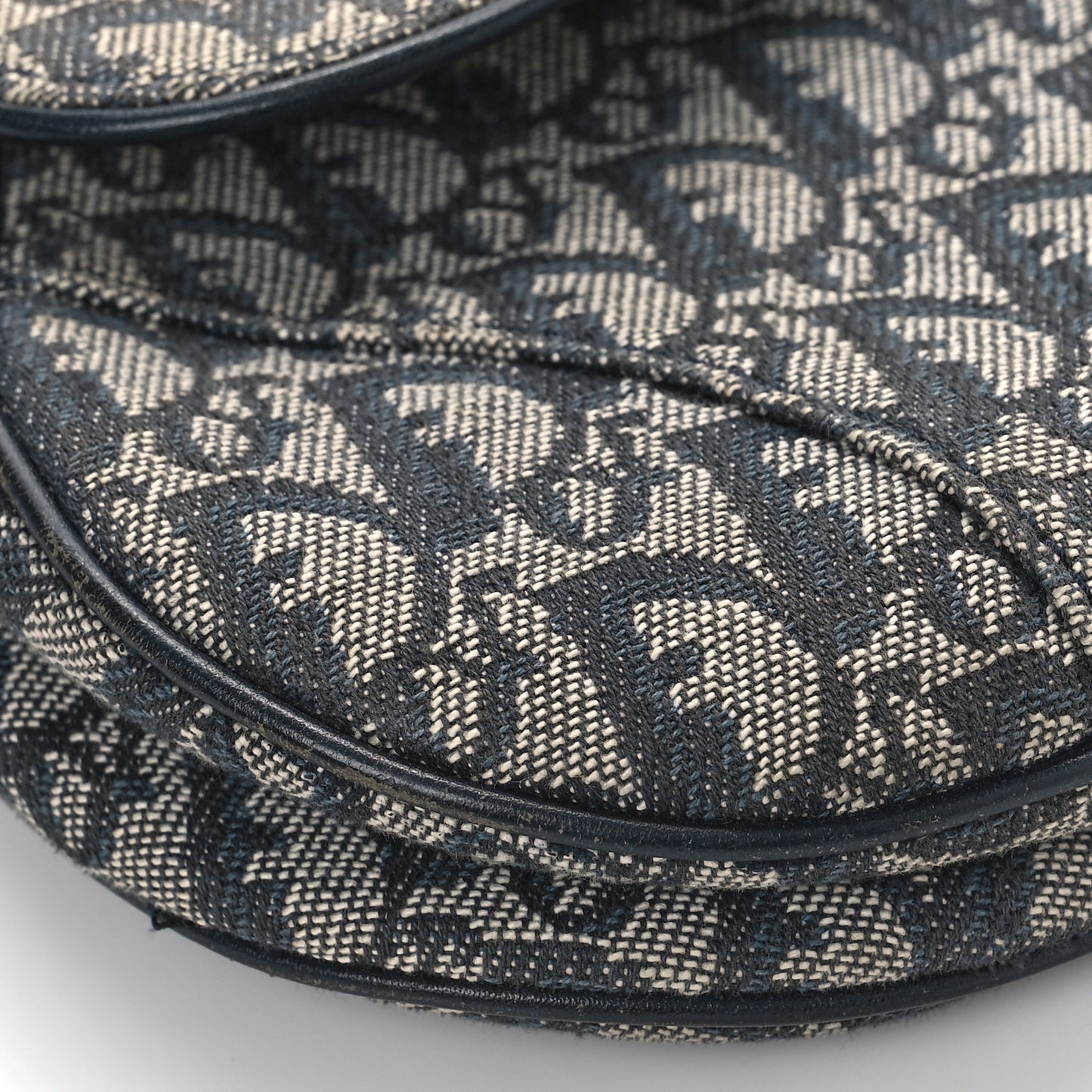 Monogram Saddle Bag Blue