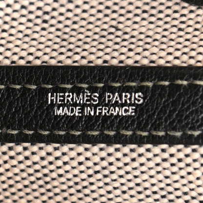 Hermes Twill D H Negonda Garden Party 30 TPM Ecru Black 11 of 21
