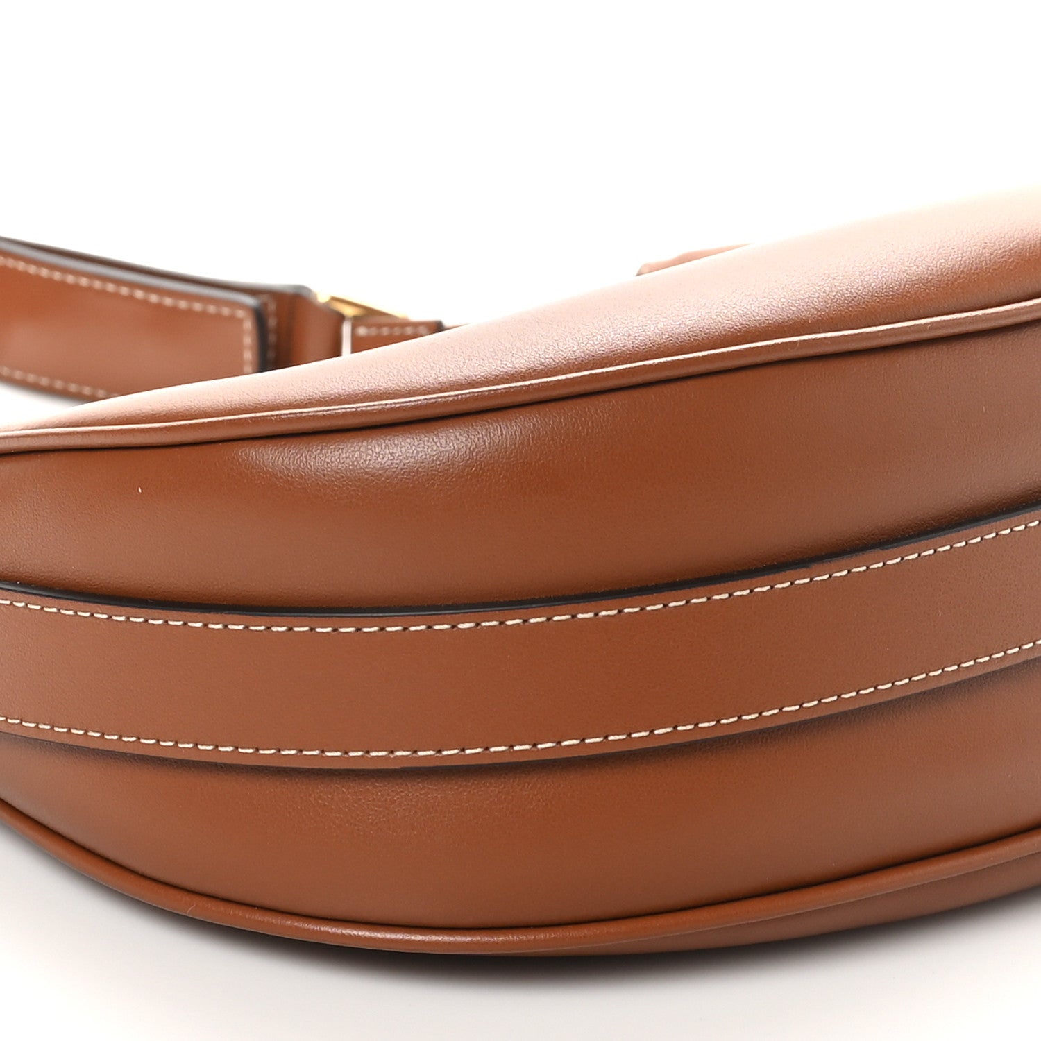 Celine Smooth Calfskin Medium Strap Ava Shoulder Bag Tan 9 of 10