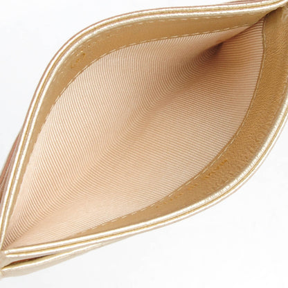 Chanel Metallic Lambskin Quilted CC Card Holder Gold 5 of 8