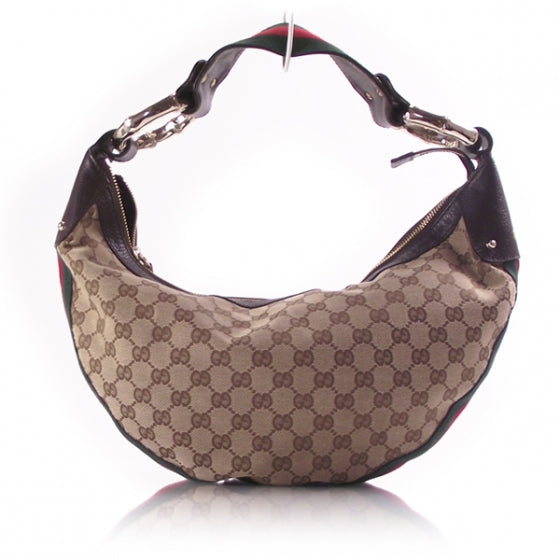 Monogram Signature Horsebit Hobo
