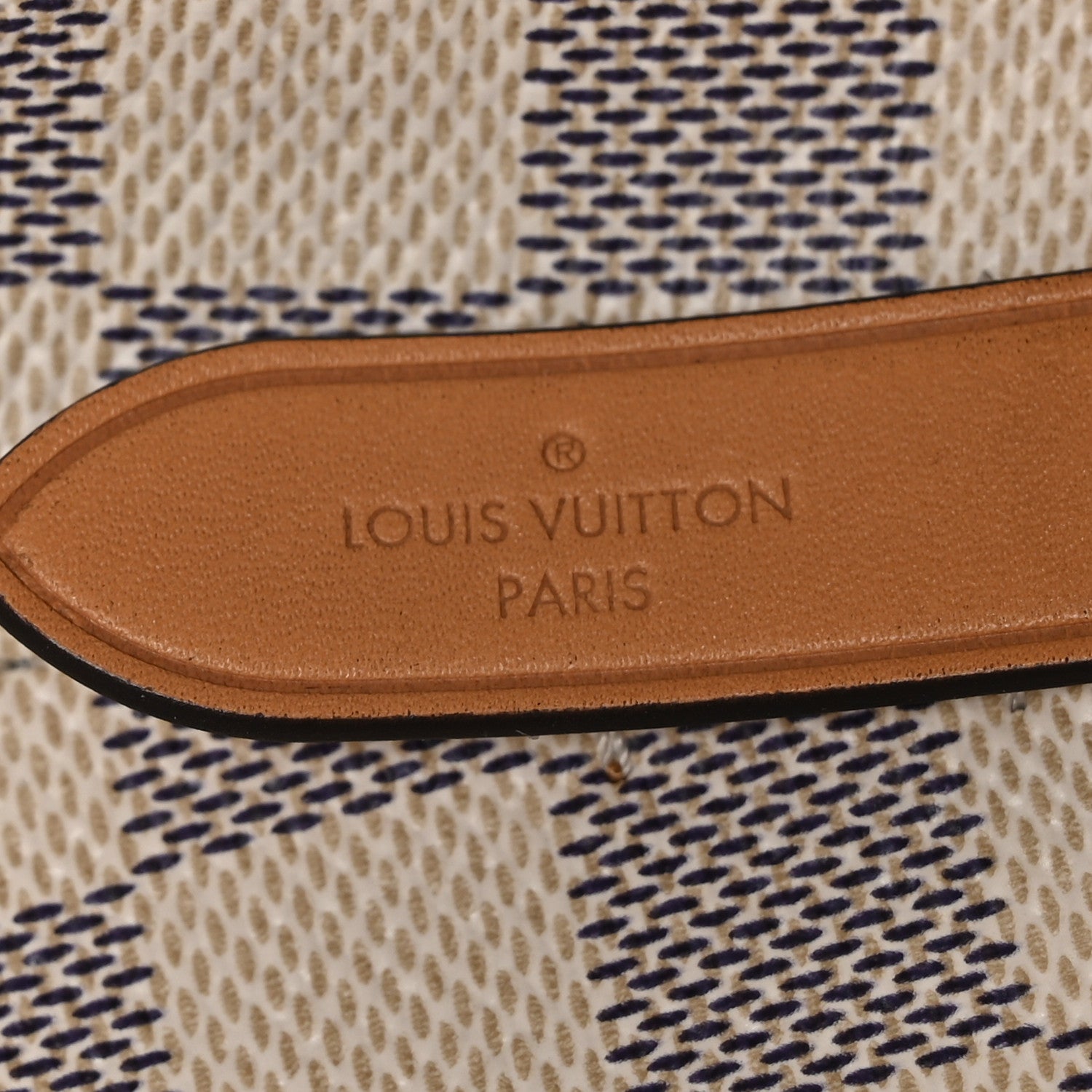 Louis Vuitton Damier Azur Braided Neonoe MM Blue 8 of 10