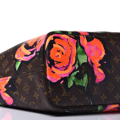Louis Vuitton Monogram Roses Neverfull MM 8 of 9