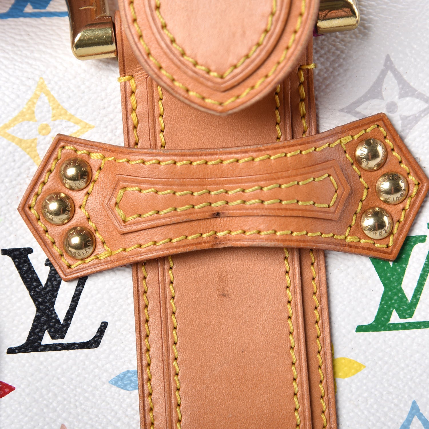 Louis Vuitton Monogram Multicolor Theda GM White 10 of 12
