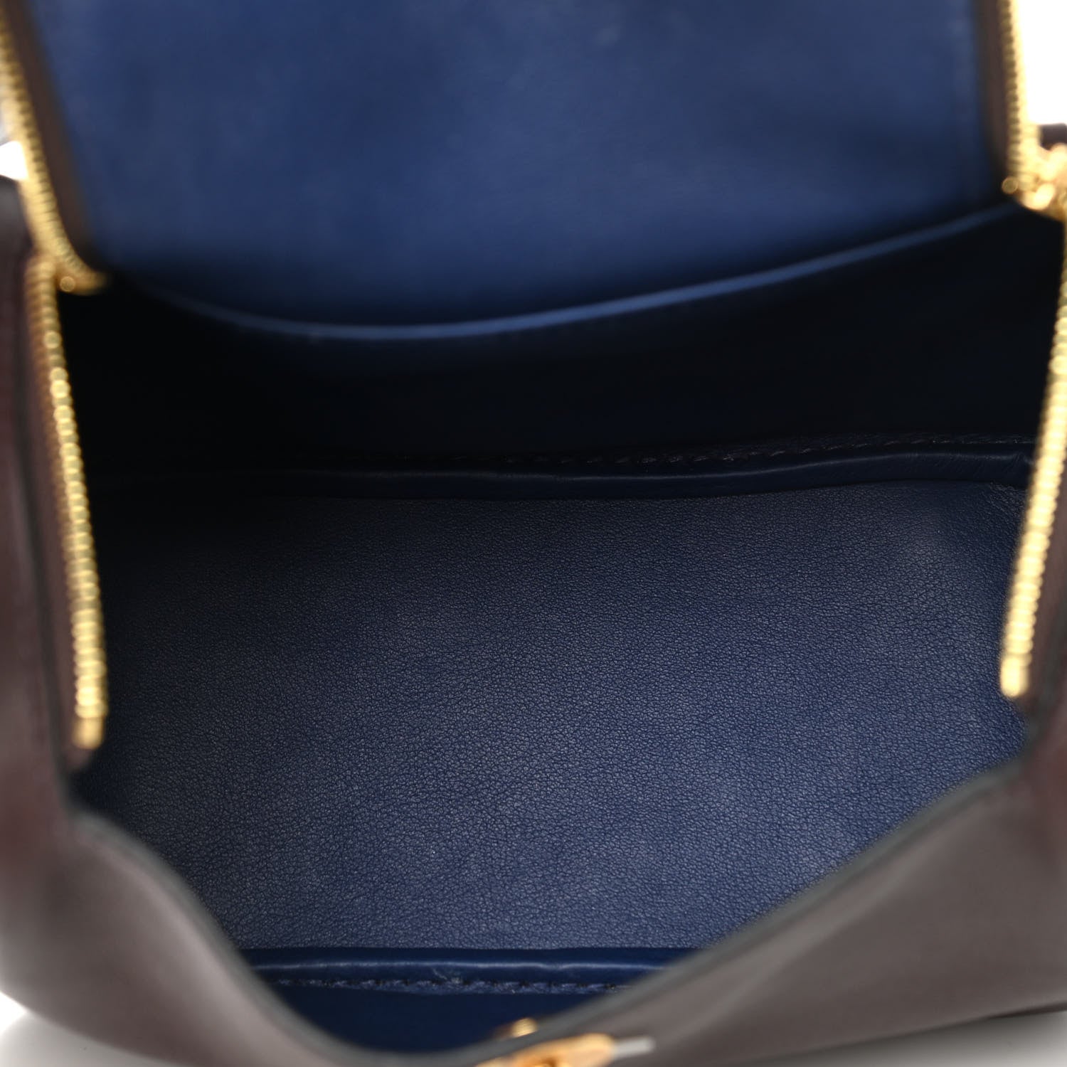 Hermes Swift Verso Mini Lindy 20 Rouge Sellier Bleu Saphir 4 of 14
