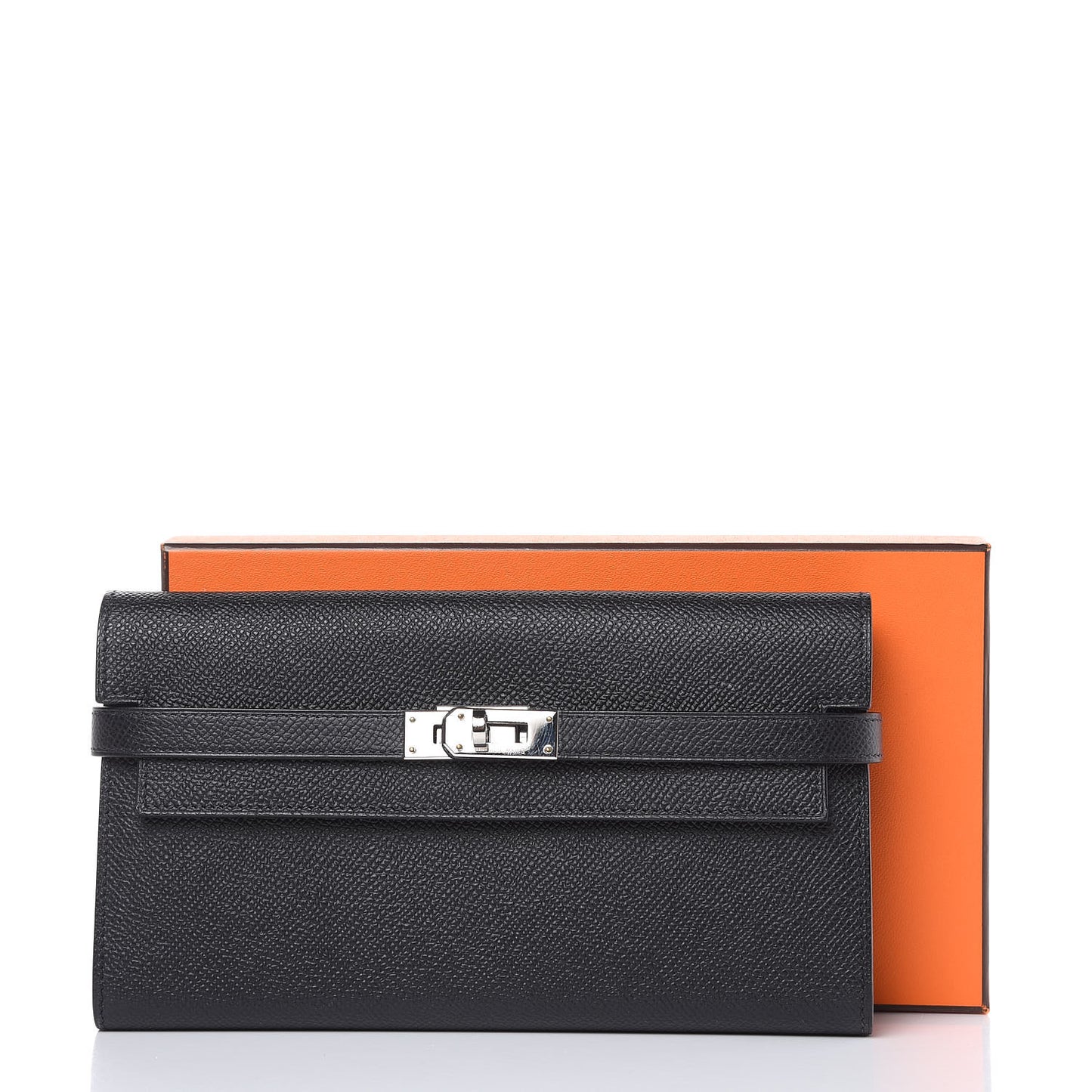 Epsom Kelly Longue Wallet Black