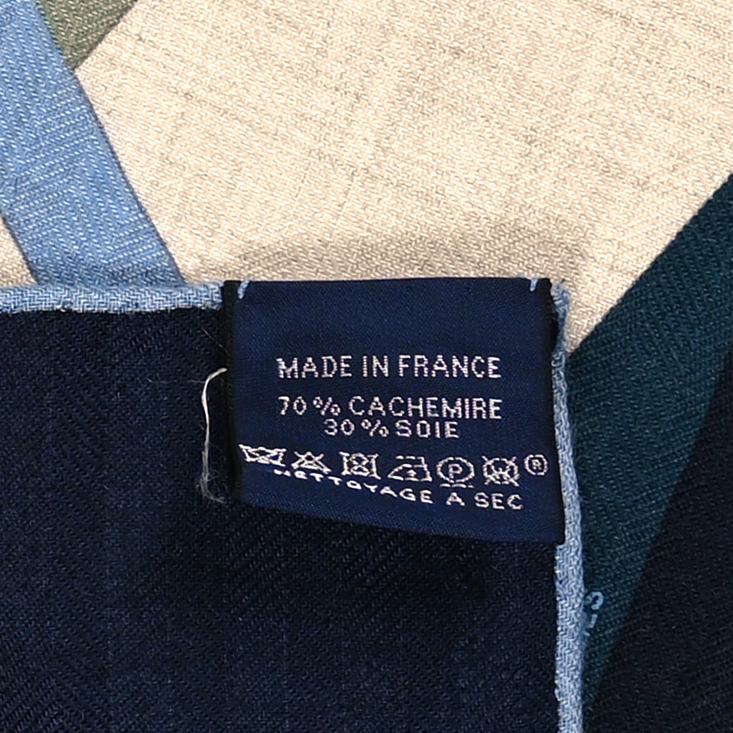 Hermes Cashmere Silk Cheval Au Scarf 100 3 of 6