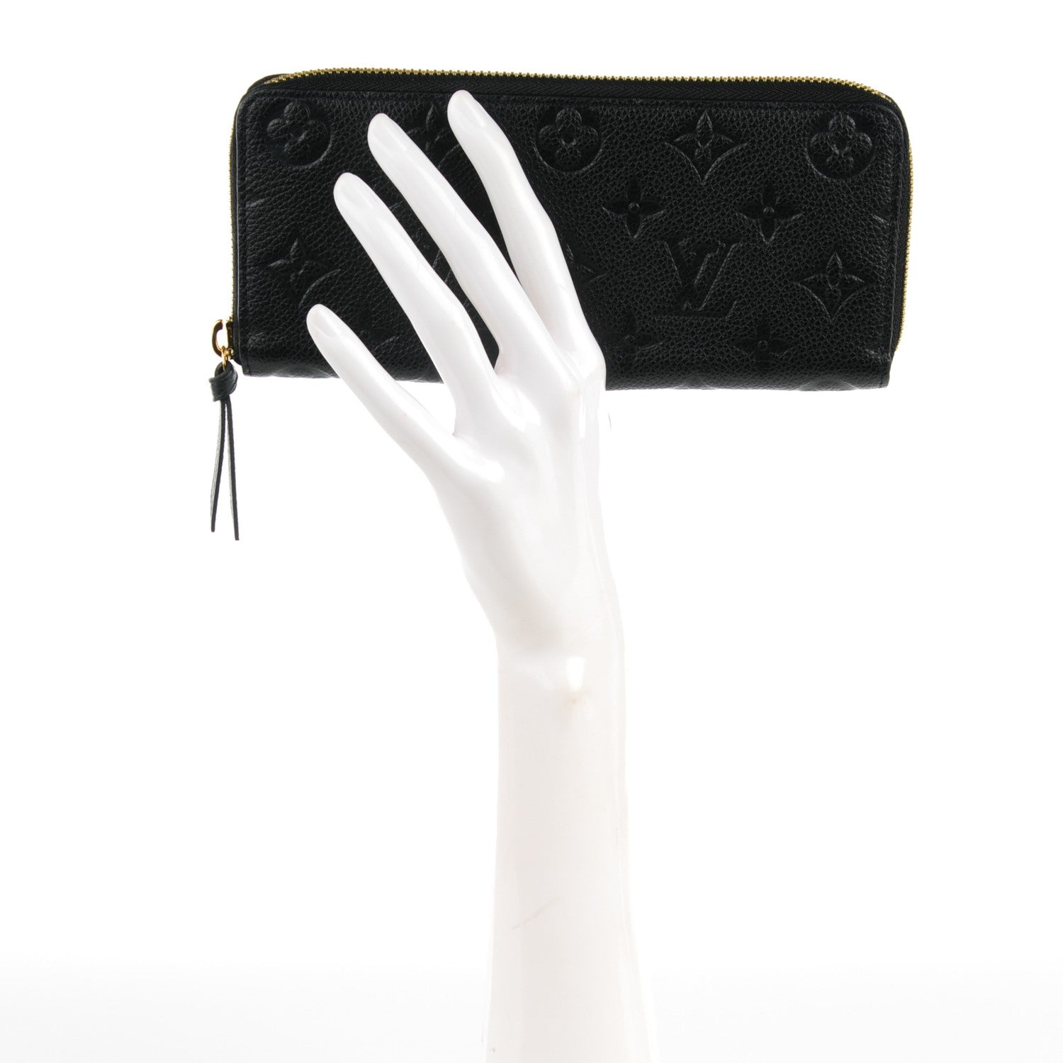 Louis Vuitton Empreinte Clemence Wallet Black 2 of 8