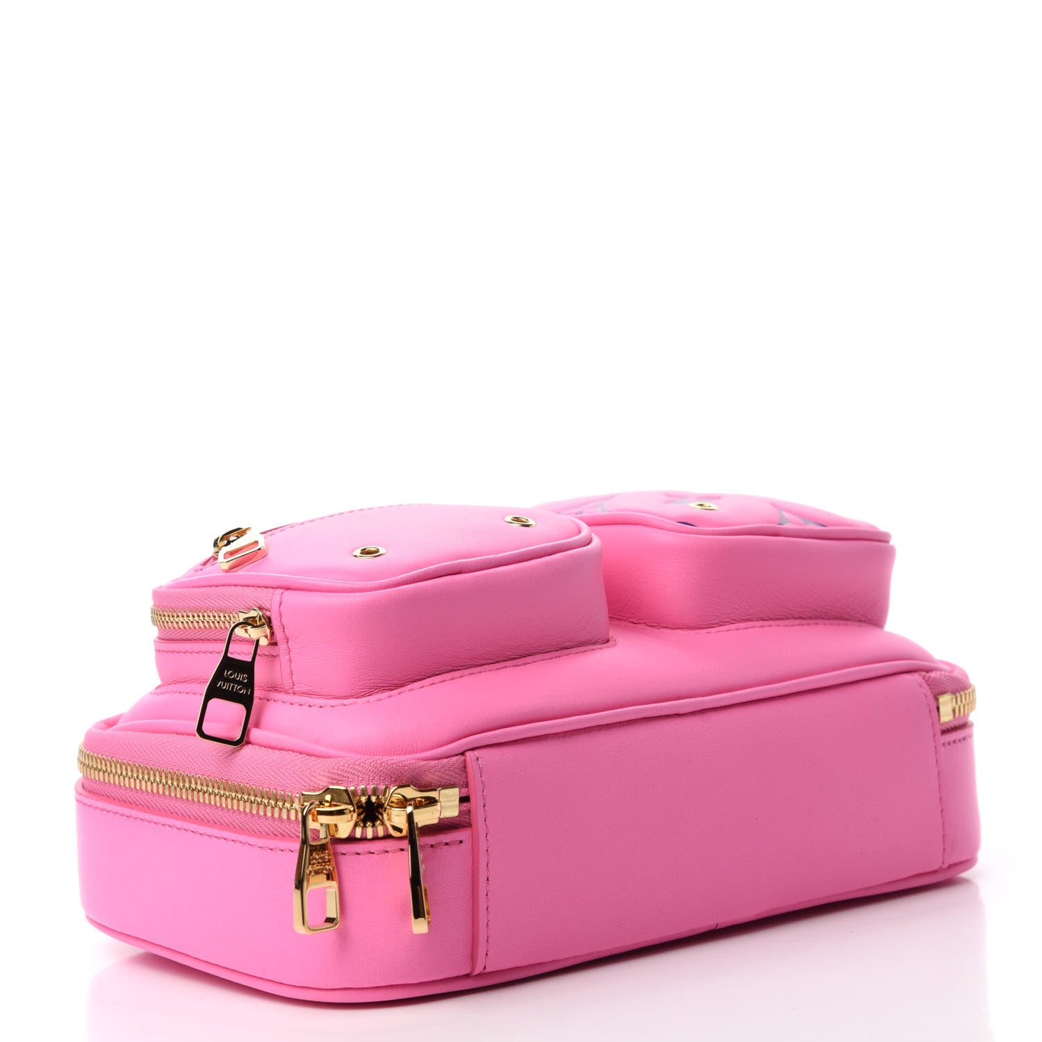 Louis Vuitton Calfskin Embossed Monogram Vuittamins Utility Crossbody Rose Violet 4 of 9