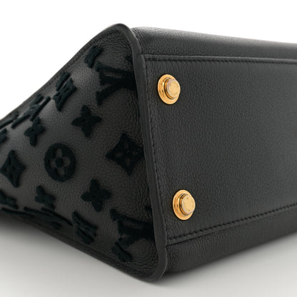 Louis Vuitton Calfskin Monogram Tufting On My Side Black 8 of 13