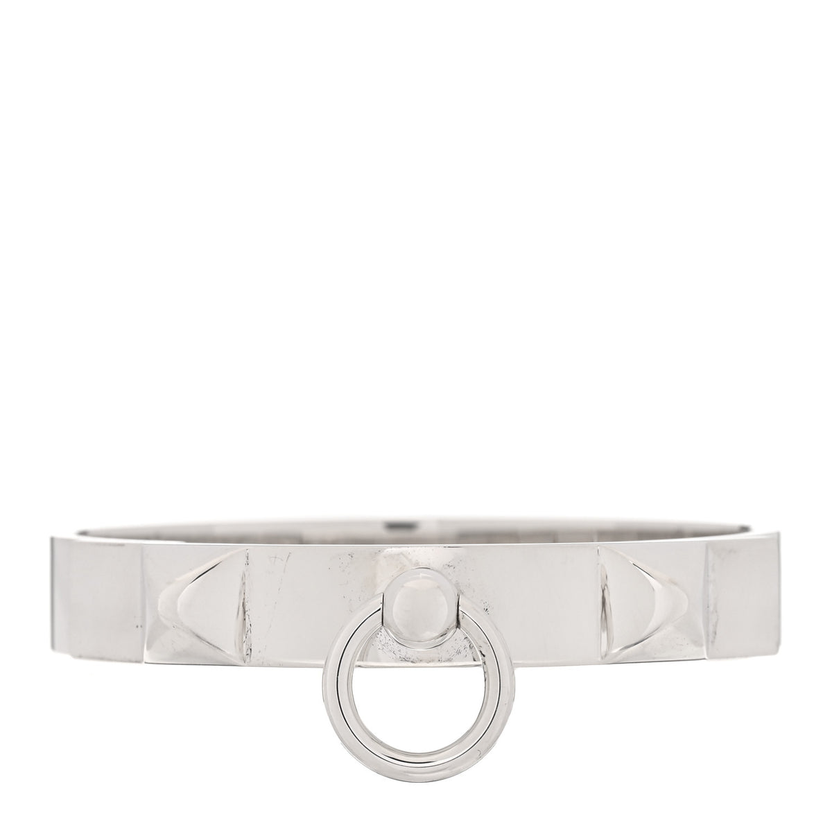 Sterling Silver PM Collier De Chien Bracelet SH