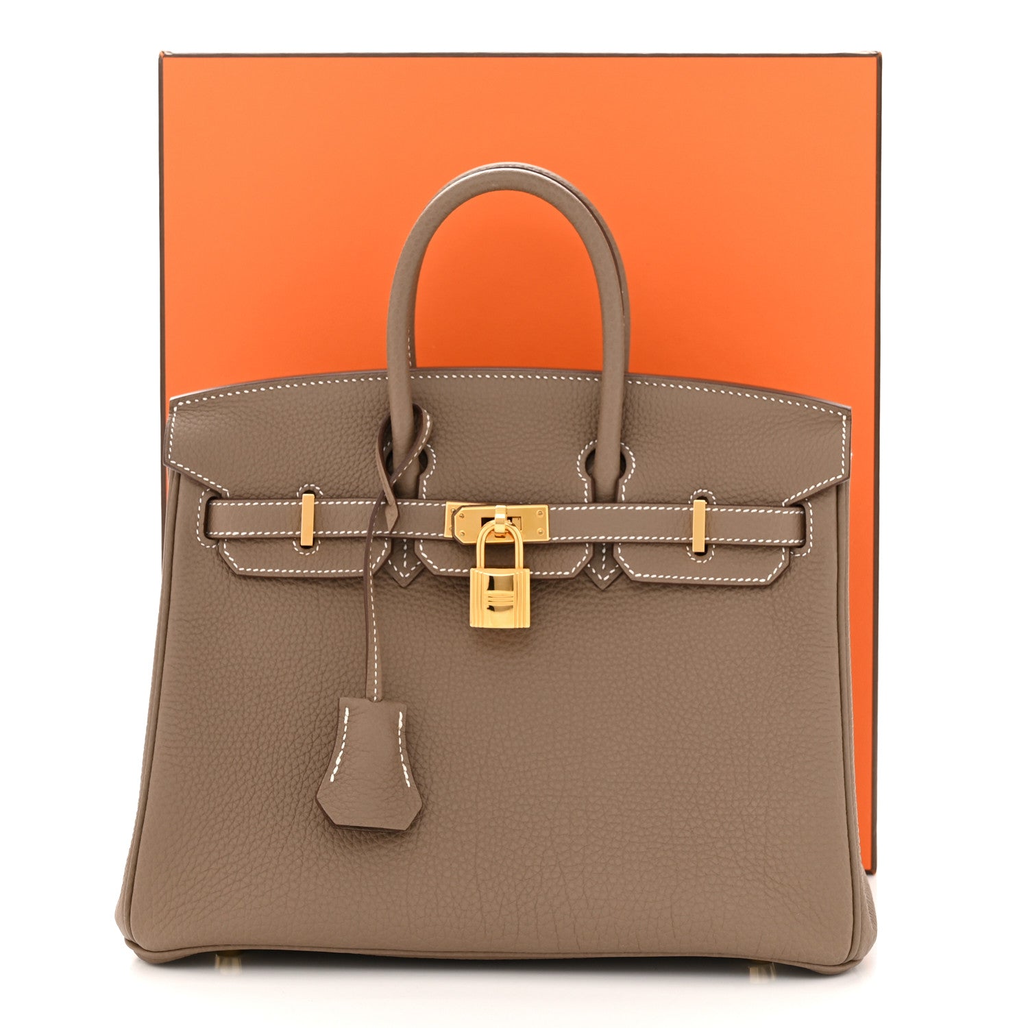 Hermes Togo Birkin 25 Etoupe 11 of 11
