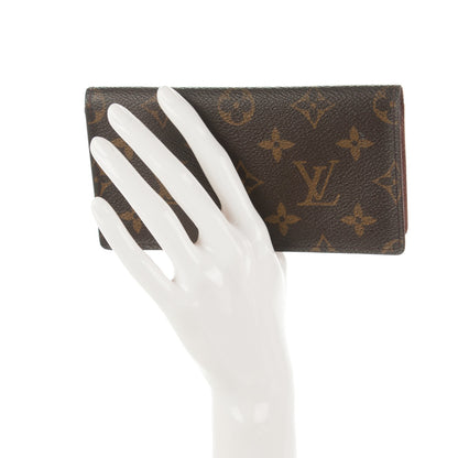 Louis Vuitton Monogram Simple Checkbook Holder Wallet Cover 2 of 7