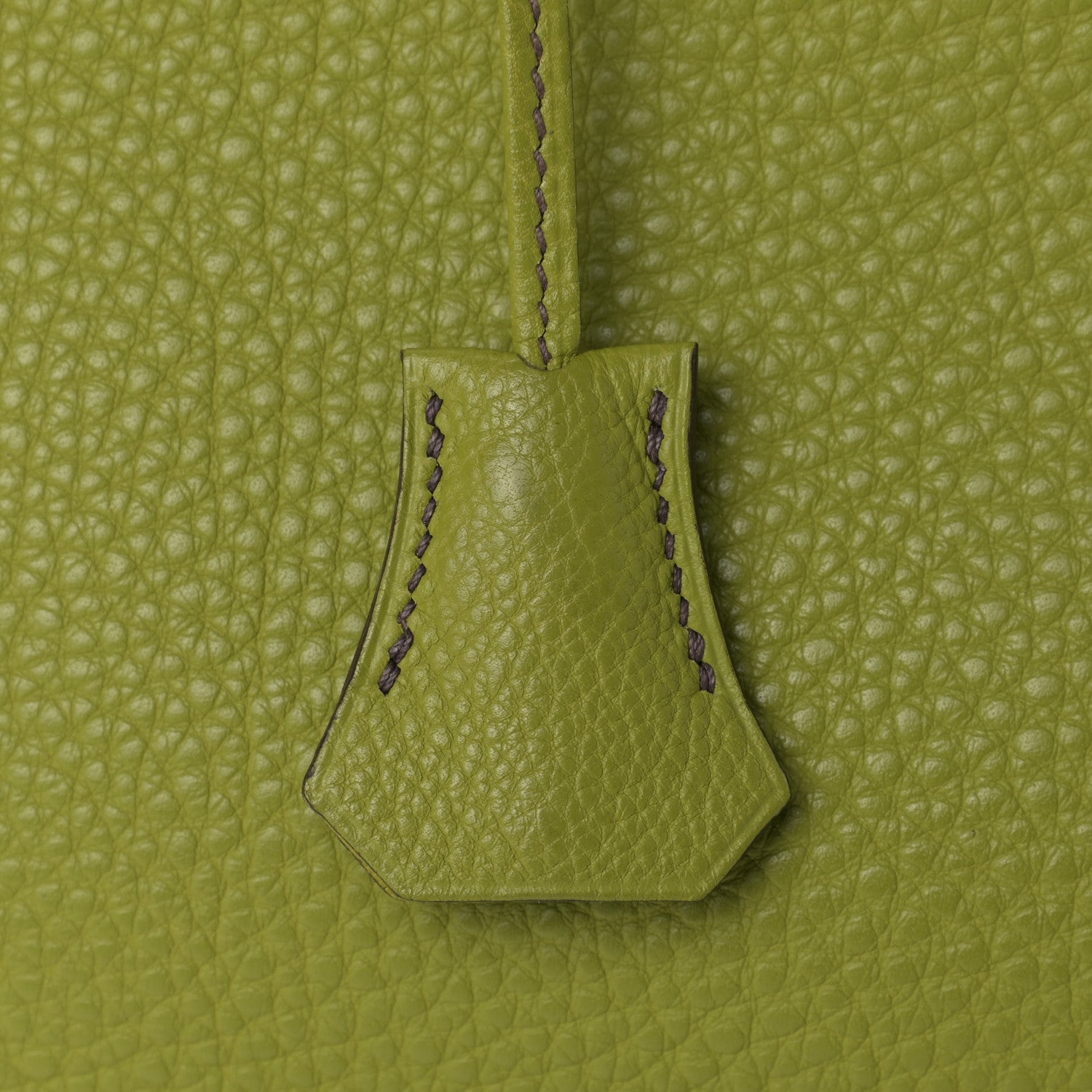 Hermes Togo Birkin 35 Vert Anis 15 of 16