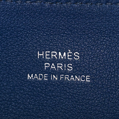 Hermes Evercolor Atout Pouch Rose Pourpre Bleu Saphir 6 of 9