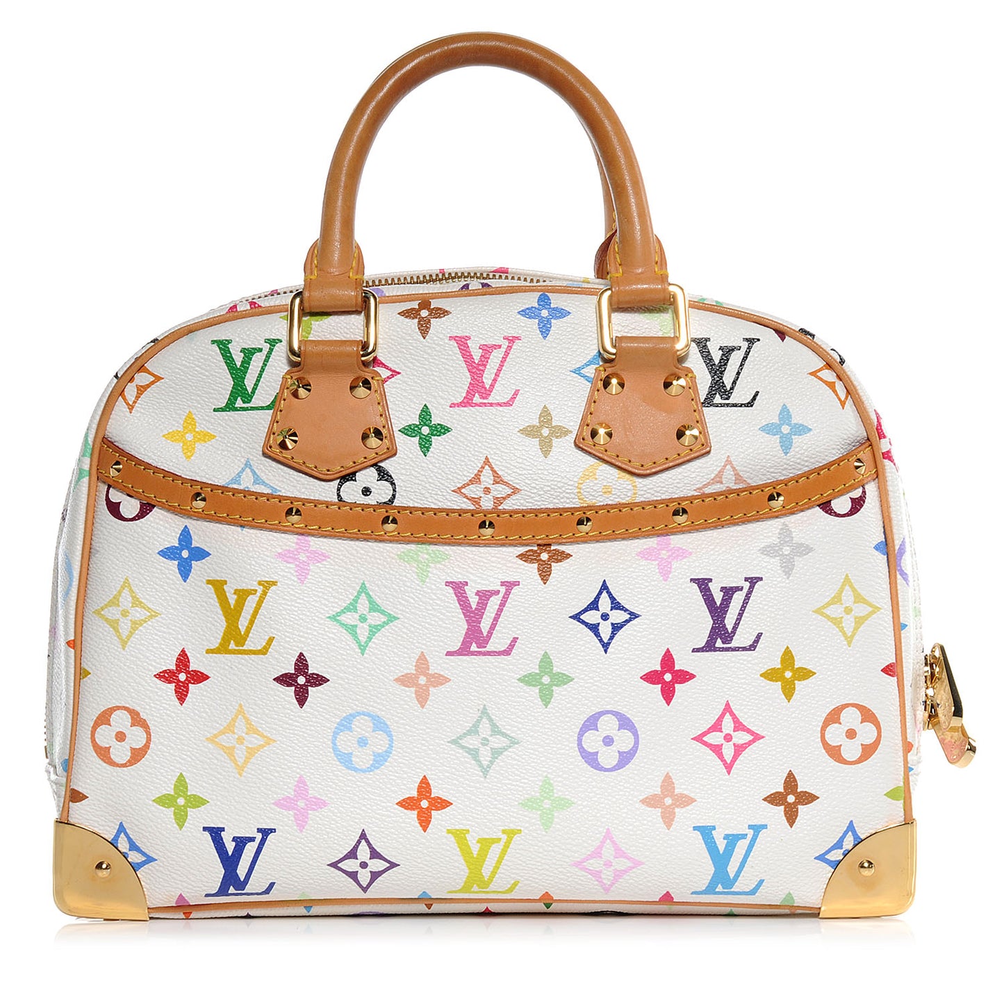 Monogram Multicolor Trouville White