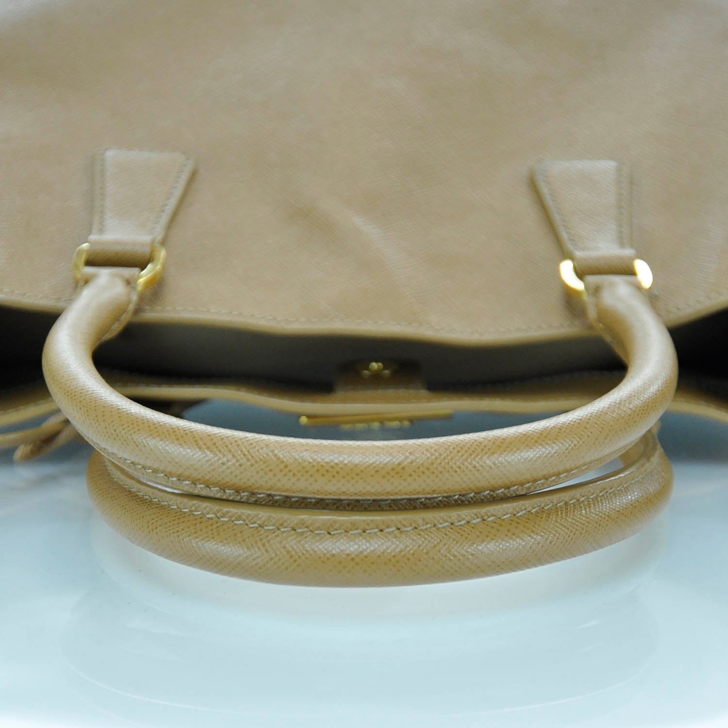 Prada Saffiano Lux Tote Caramel 6 of 11