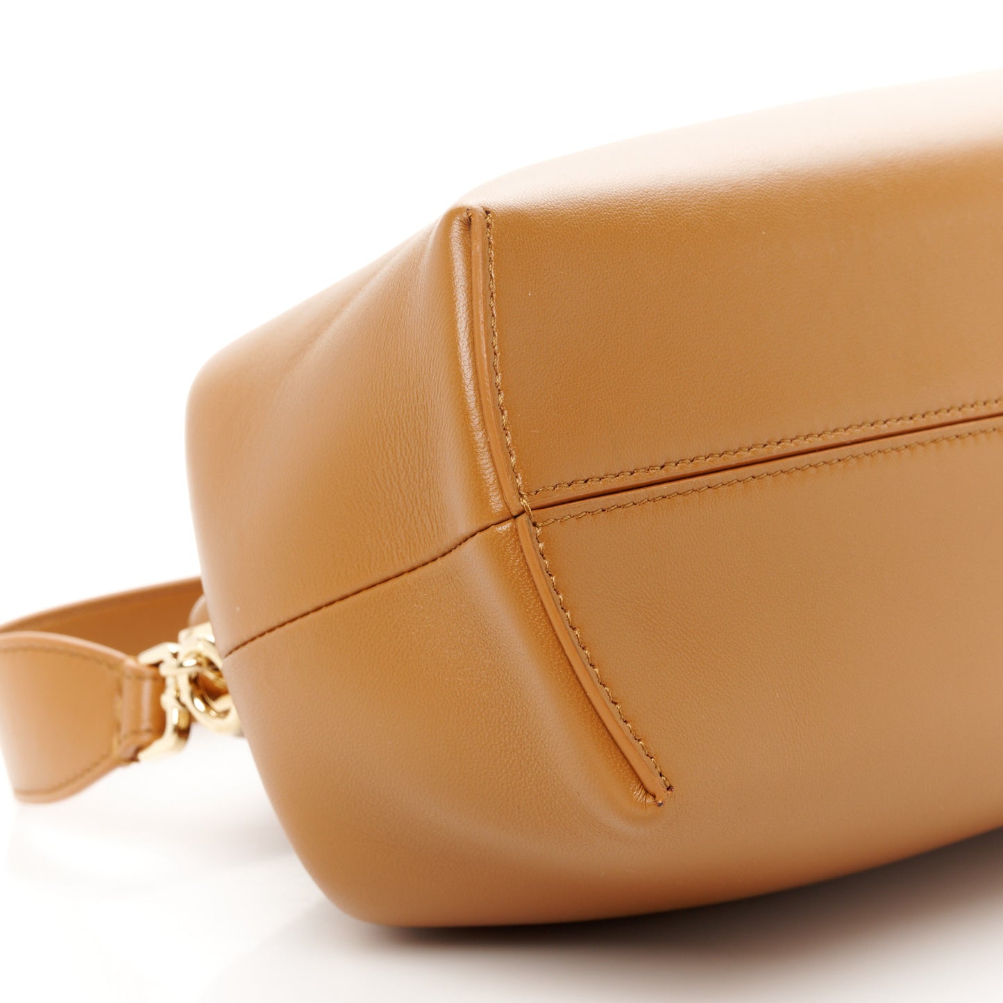 Shiny Nappa Medium Fendi First Caramello