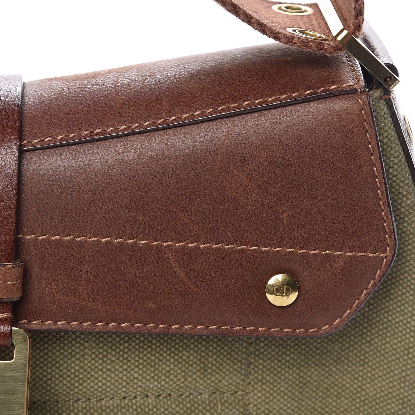 Canvas Calfskin Street Chic Columbus Ave Green