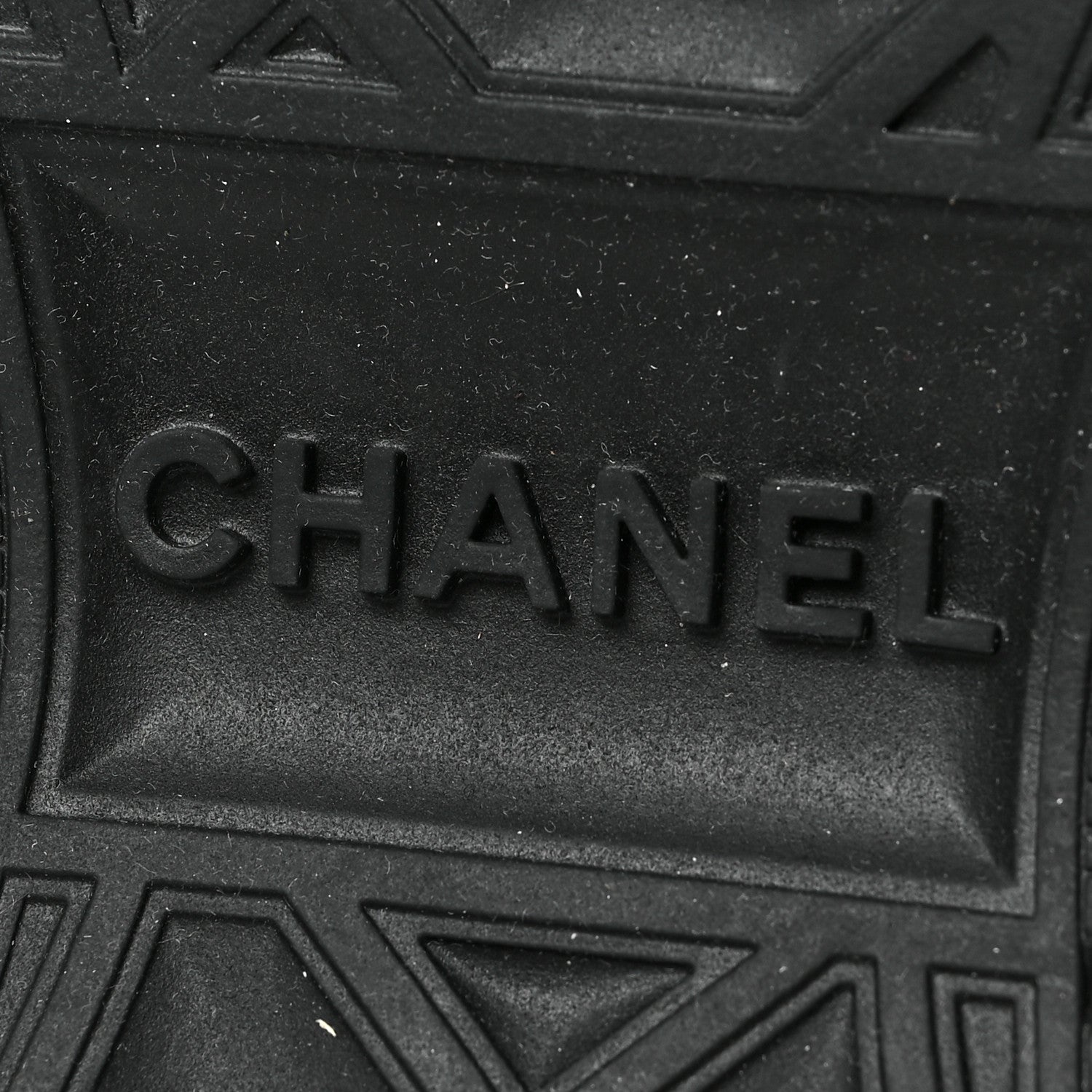 Chanel Fabric Suede Calfskin CC Sneakers 38 Grey 7 of 9