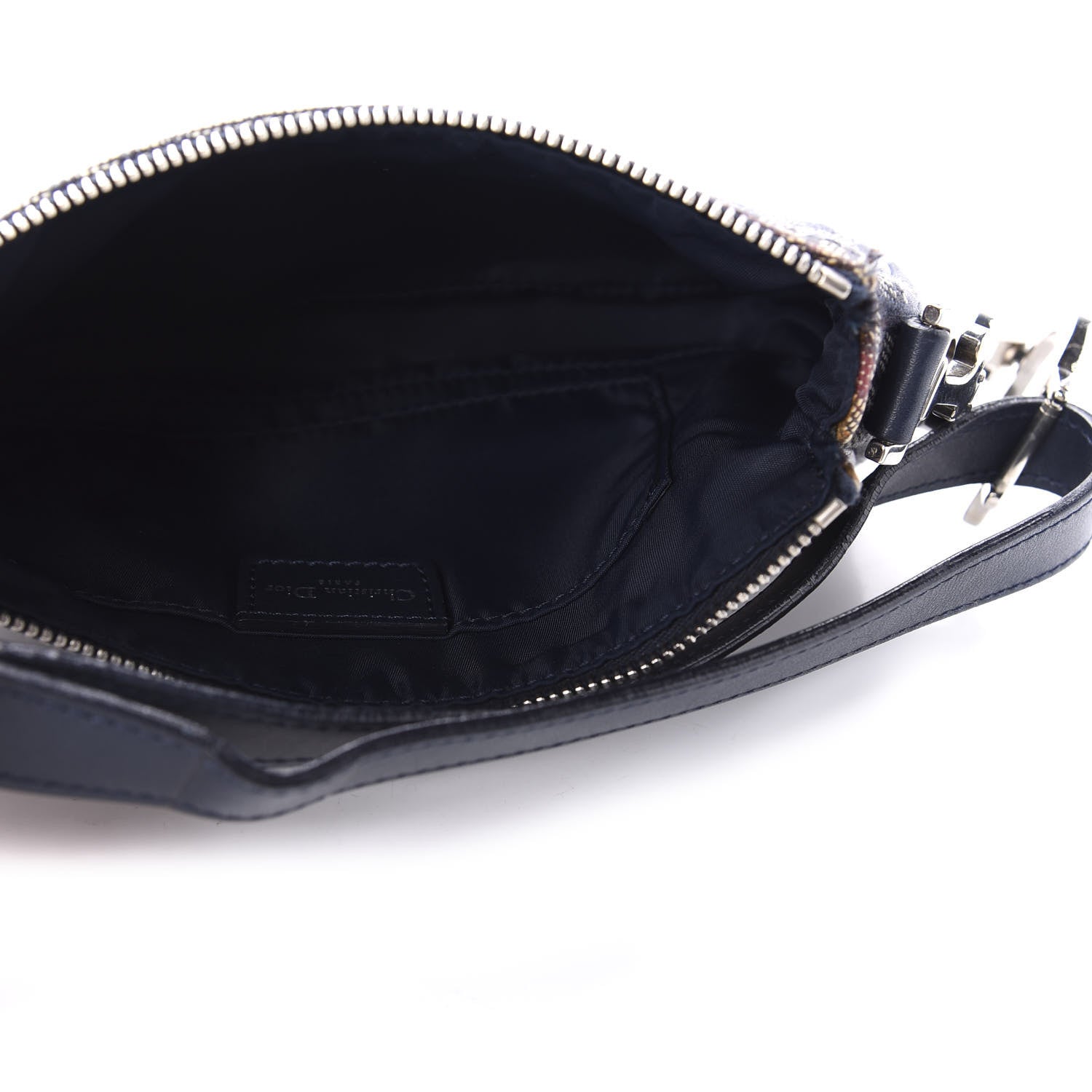 Christian Dior Monogram Shoulder Bag Blue 5 of 12