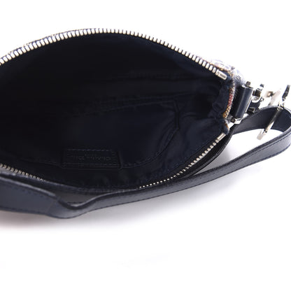 Christian Dior Monogram Shoulder Bag Blue 5 of 12
