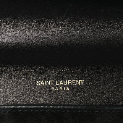 Saint Laurent Patent Calfskin Classic Monogram Small Kaia Satchel Black 6 of 8