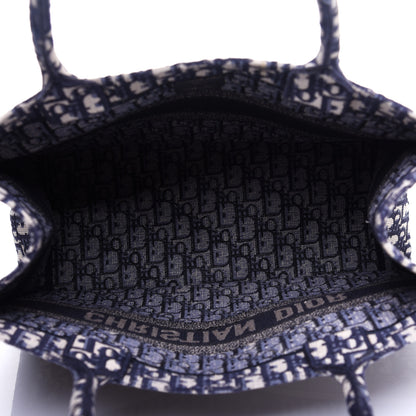 Christian Dior Oblique Medium Book Tote Blue Multicolor 5 of 9