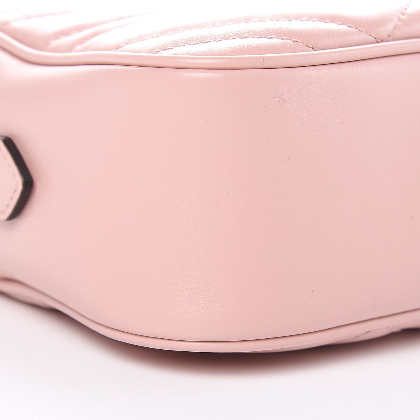 Calfskin Matelasse Small GG Marmont Chain Shoulder Bag Perfect Pink