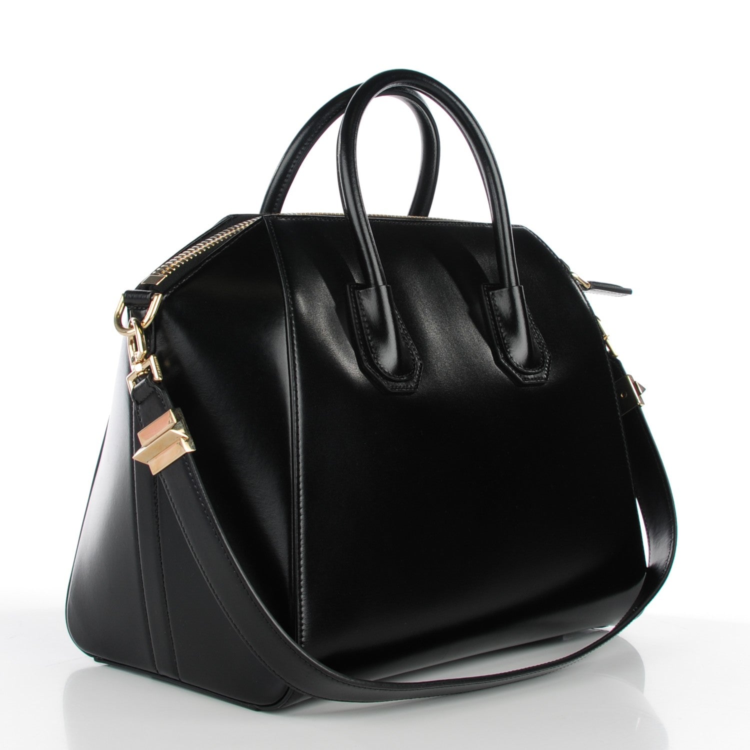 Givenchy Shiny Lord Calfskin Medium Antigona Black 3 of 7