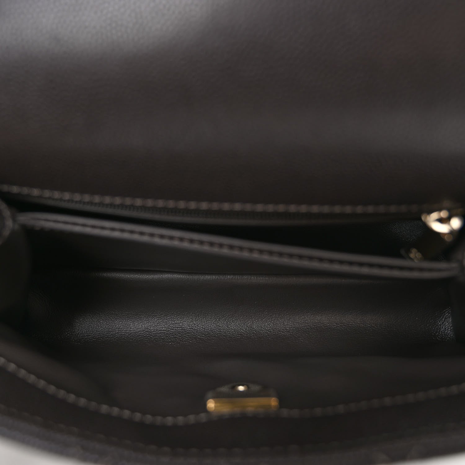 Chanel Caviar Quilted Mini Coco Chain Handle Flap Dark Brown 5 of 10