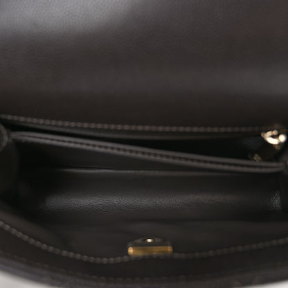 Chanel Caviar Quilted Mini Coco Chain Handle Flap Dark Brown 5 of 10