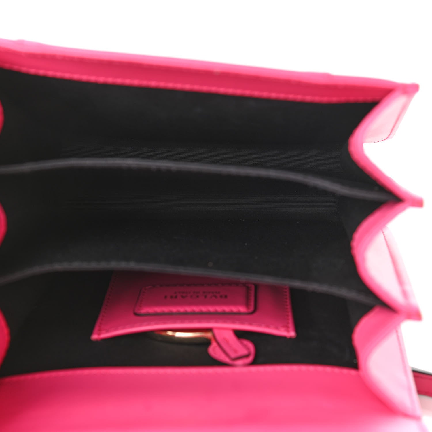 Bulgari Calfskin Serpenti Forever Top Handle Pink 5 of 9