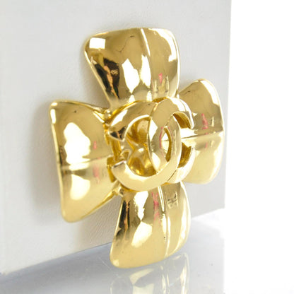 Chanel CC Brooch Gold 1 of 5