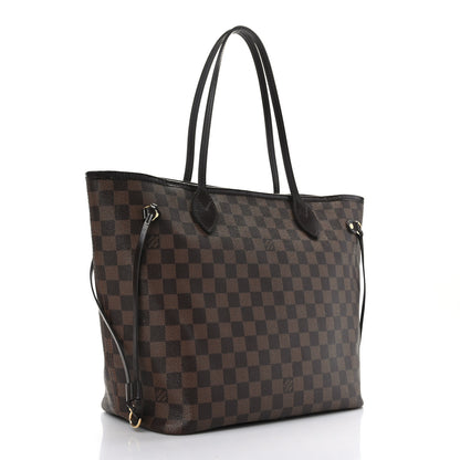 Louis Vuitton Damier Ebene Neo Neverfull MM Rose Ballerine 4 of 10