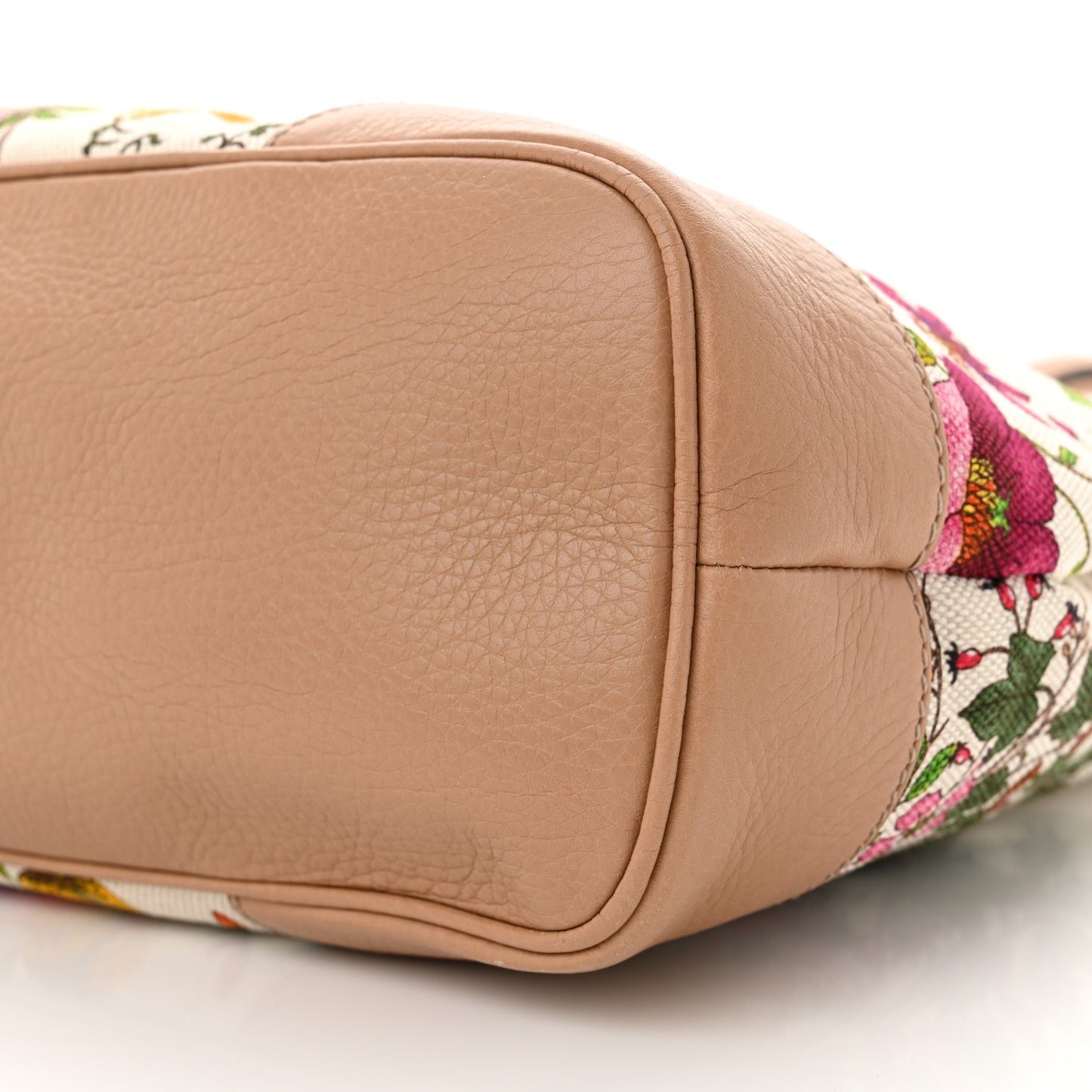 Canvas Floral Flora Tote White