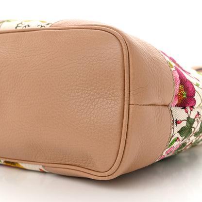 Gucci Canvas Floral Flora Tote White 11 of 12