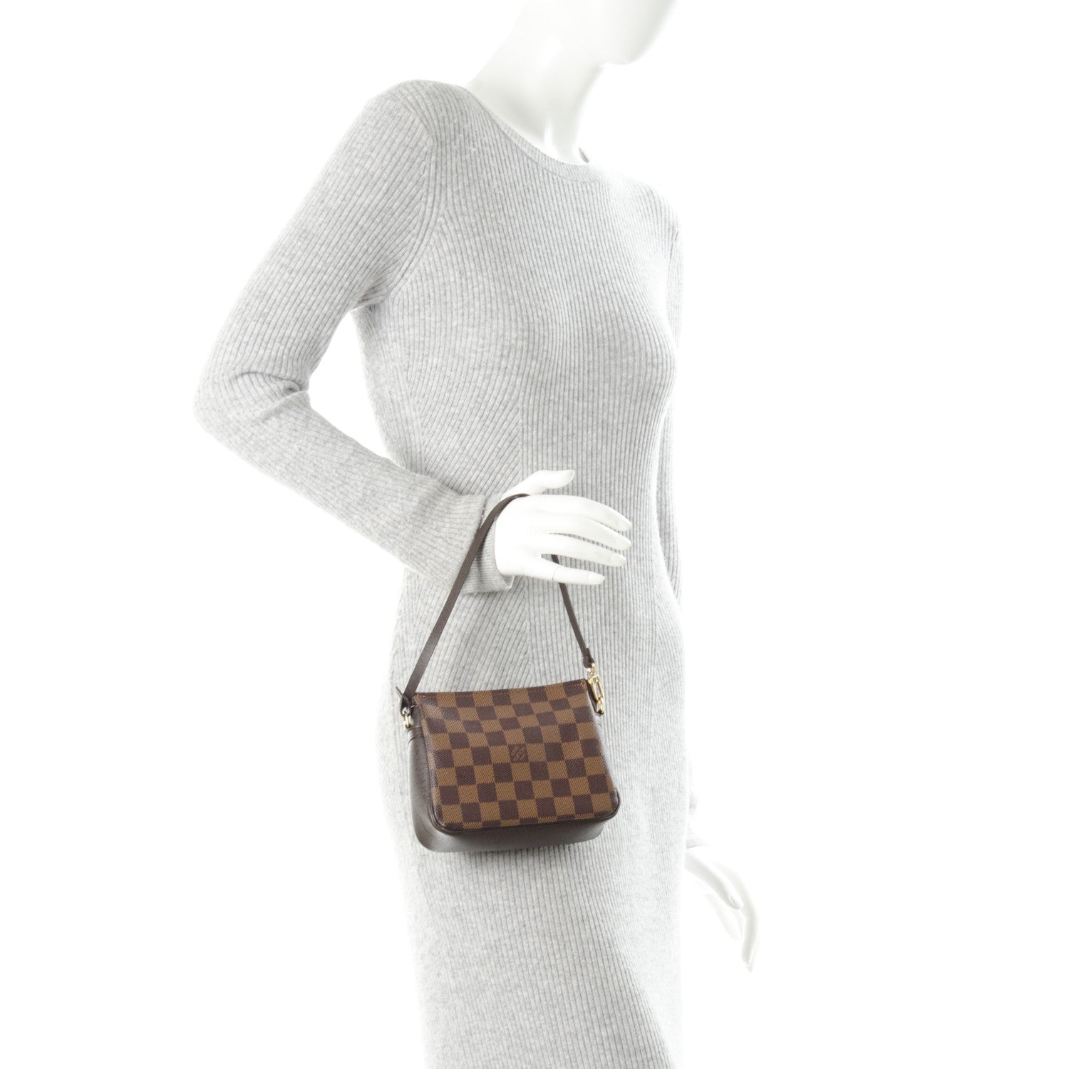 Louis Vuitton Damier Ebene Trousse Make Up Bag Pochette 2 of 7