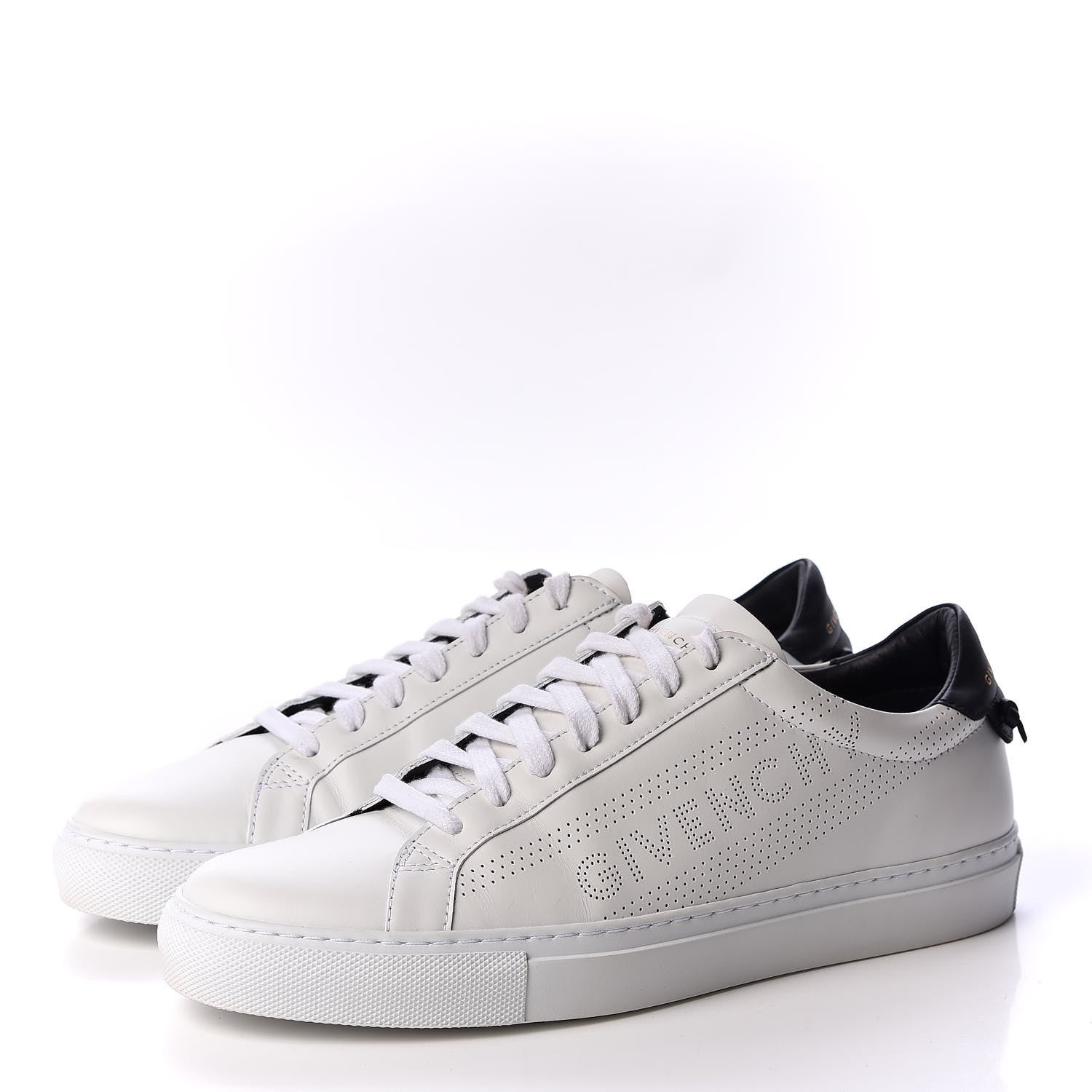 Givenchy Calfskin Perforated Urban Street Sneakers 40 White 3 of 9